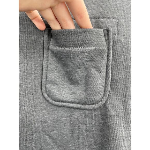Old Navy Womens Long Sleeve Gray Relaxed Fit Sweatshirt Sweater Pocket XL NEW - Picture 5 of 10